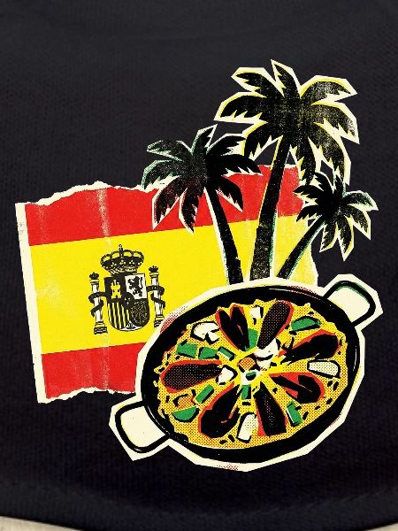 Spain Paella Palm Trees