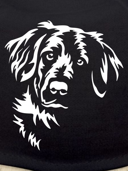 Flat-coated Retriever Head "Black Edition"