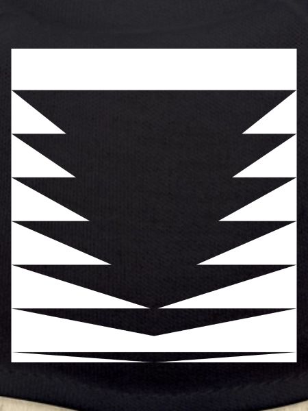 Motif de triangles noirs