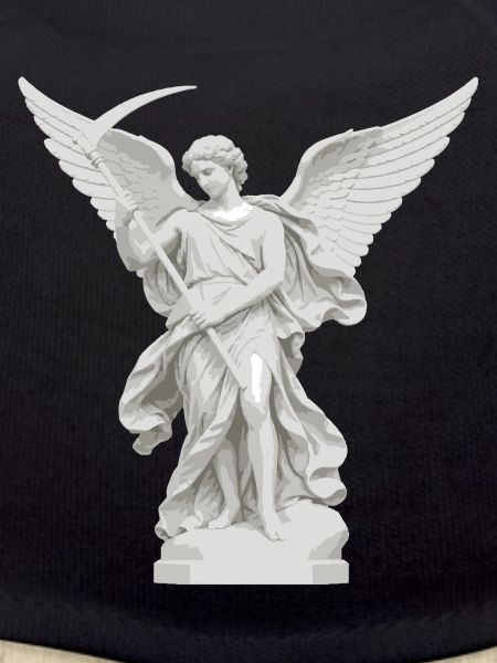 Angel with Scythe Statue
