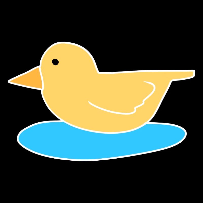 canard oiseau volant animal symbole eau