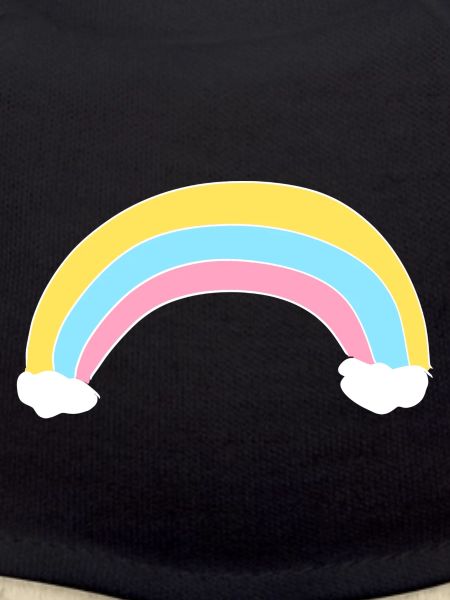 Rainbow icon clouds