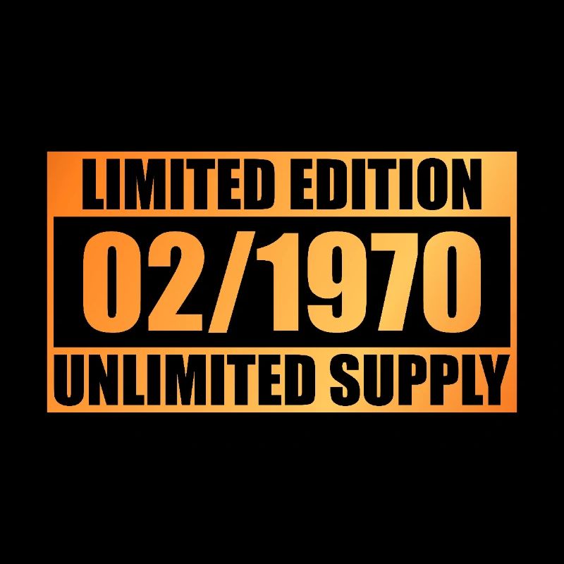 55. Geburtstag Limited Edition - ꝏ Supply 02/1970