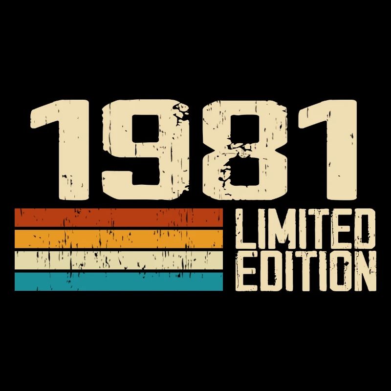 Born in 1981 - Vintage 1981 Retro Anniversary