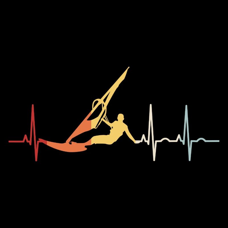 Surfen Windsurfen Windsurfing Windsurfer EKG