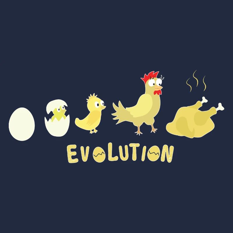 Evolution Ei Huhn Brathähnchen BBQ Barbecue