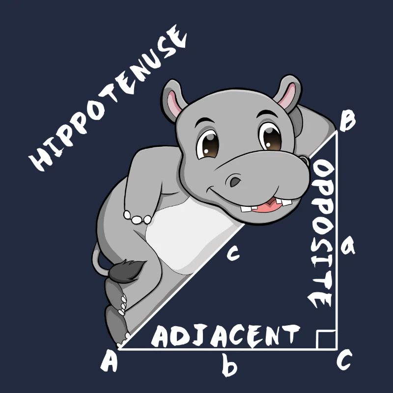 Hippotenuse Cool Fun Shirt Pythagoras Math Lovers