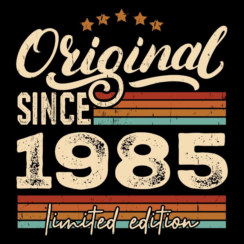 Original 1985 Vintage - Cadeau D’anniversaire 1985