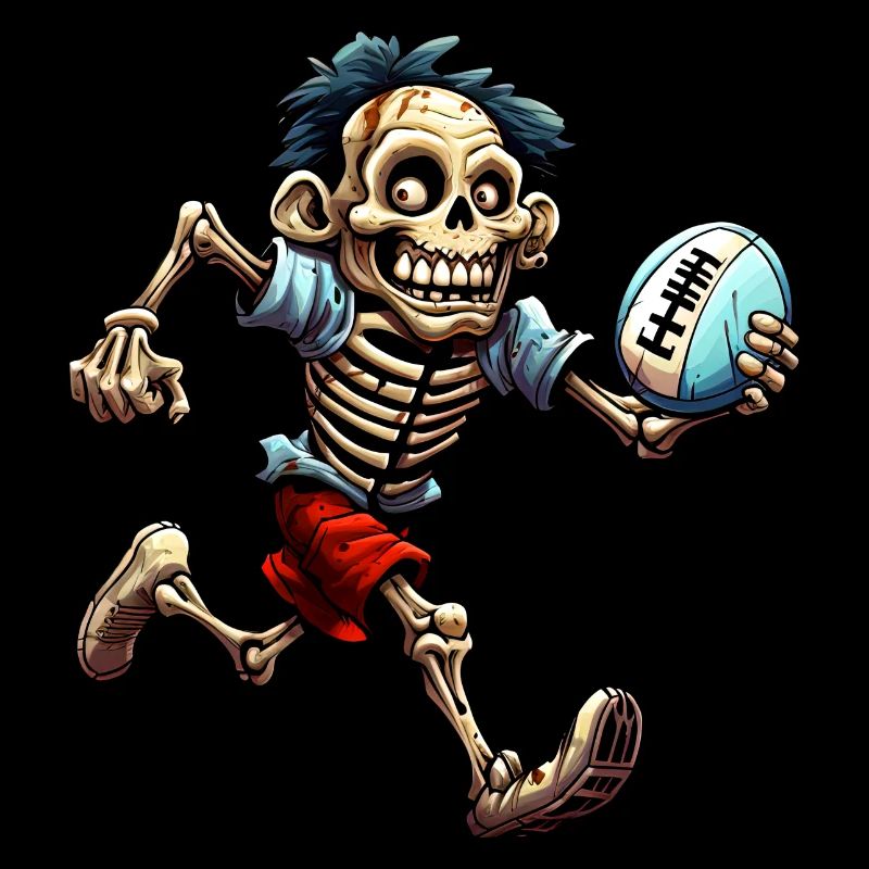 Squelettes de rugby