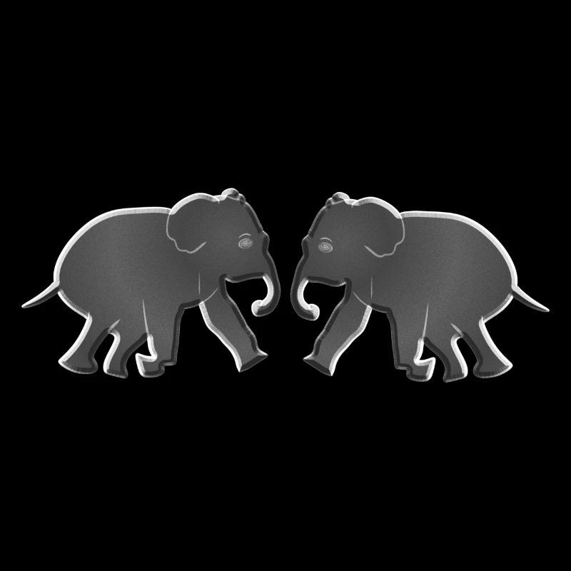 zwei elefante tiere tier