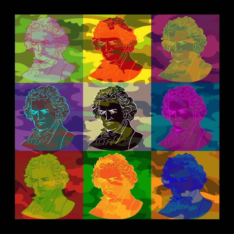 Pop art Ludwig van Beethoven