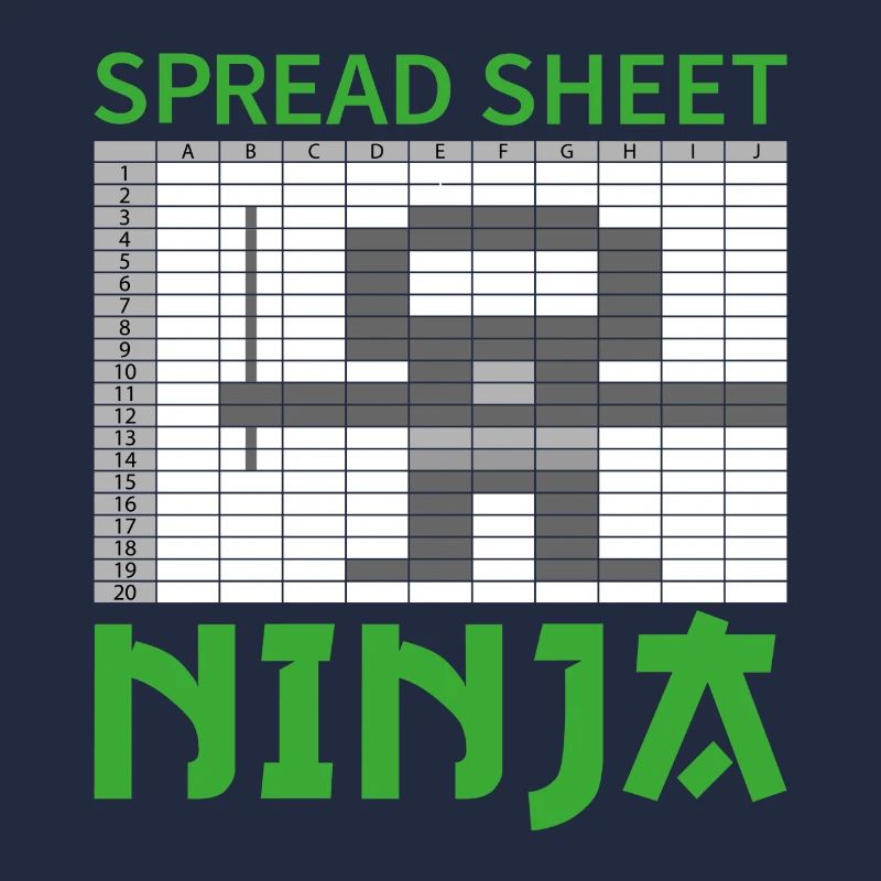 Spread sheet ninja accountant profession gift