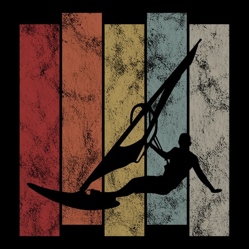 Windsurfer Windsurfing Surf rétro