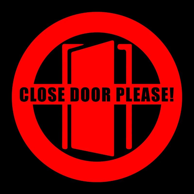 Please close doors | Please close the door