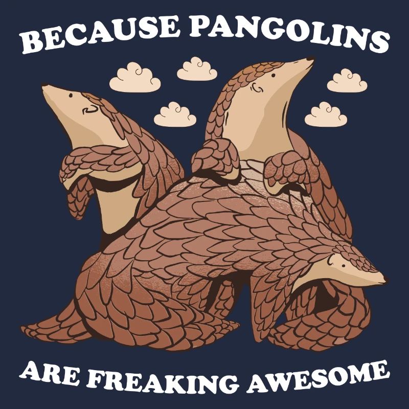 Parce que les pangolins sont des pangolins effrayants
