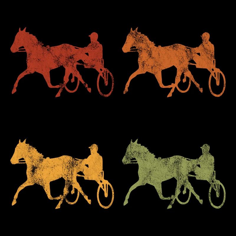 Chevaux de trot Trabrennsport Courses de chevaux