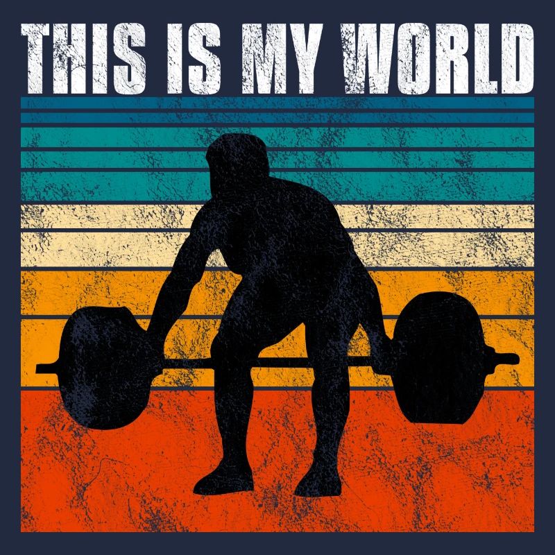Bodybuilding this is my world Bodybuilder retro