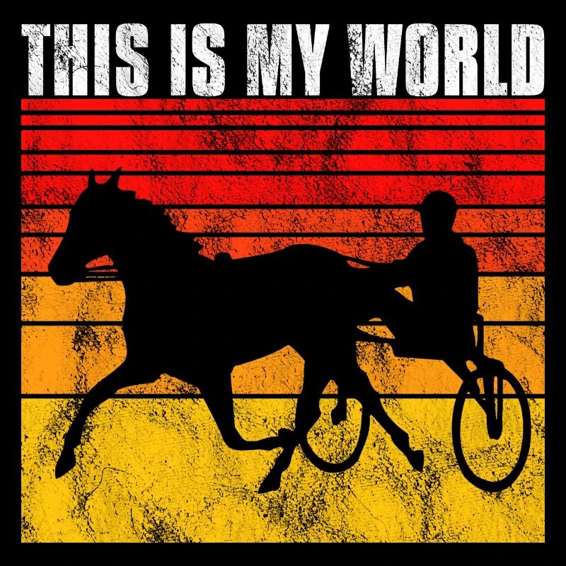 This is my World Trabrennen Trabreiten Retro