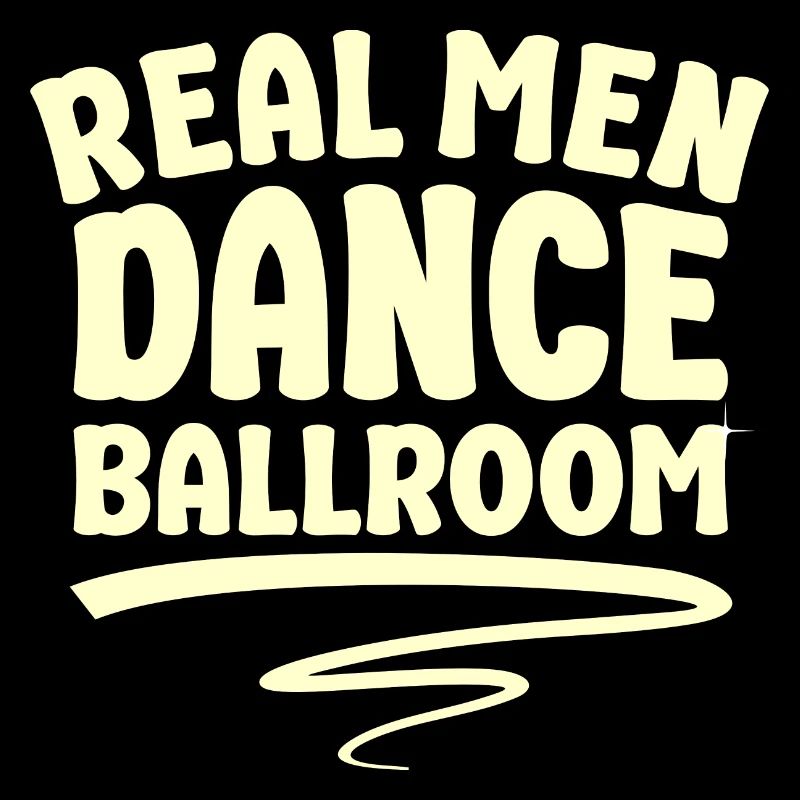 Real Men Dancing Partner Dance Couple Dance