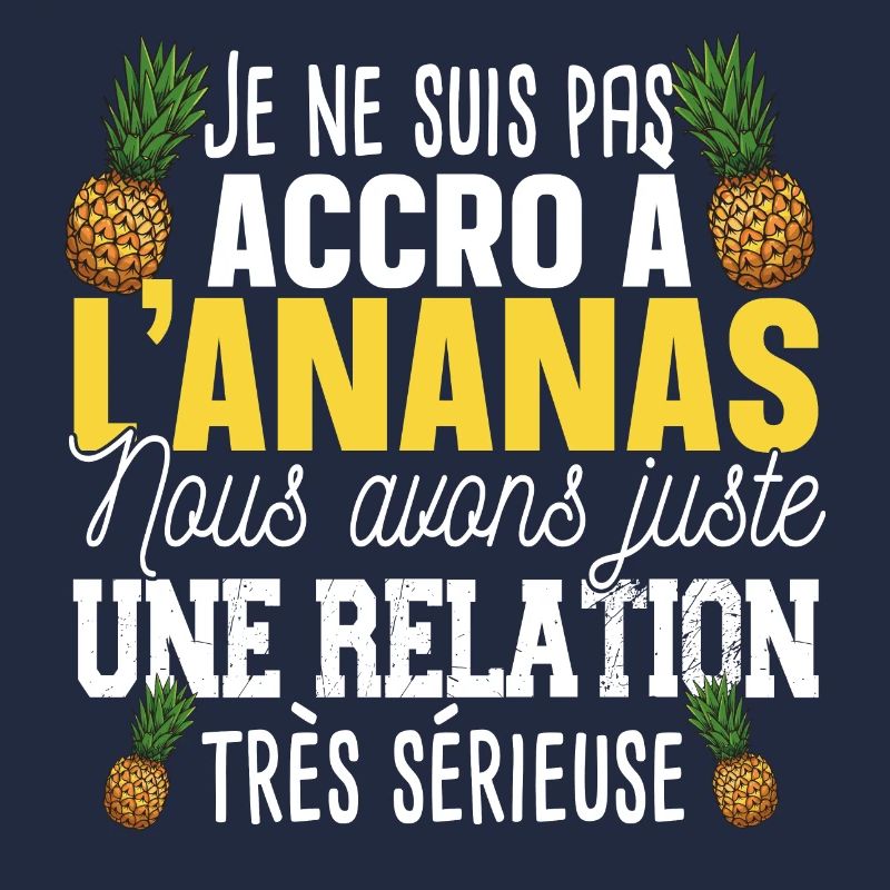 Ananas Fruit Relation Cadeau Humour Jaune Exotique