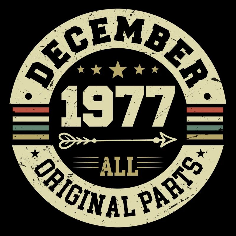 Légendes Anniversaire Décembre 1977 Naissance Cadeau