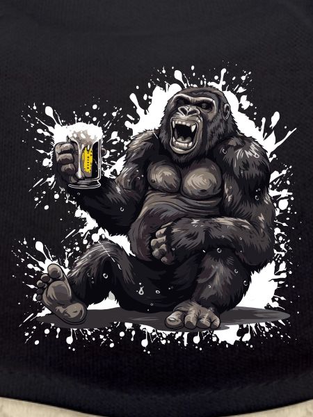 Gorilla Bier Lustig