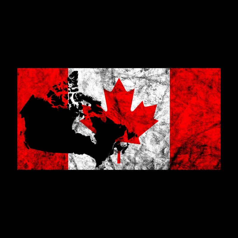 Canada Canadian flag outline maple maple leaf