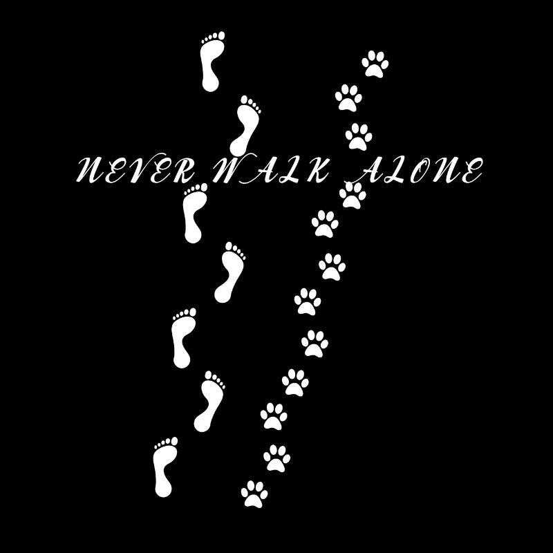 Never Walk Alone Chien chien shirt