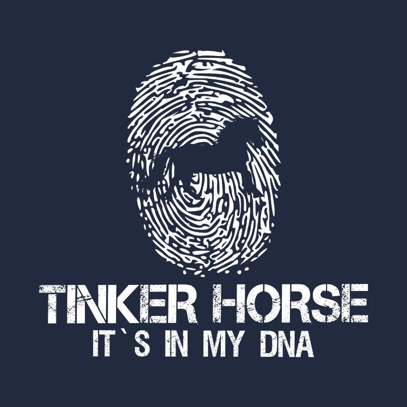 Irish Tinker cheval ADN proverbe cadeau idée
