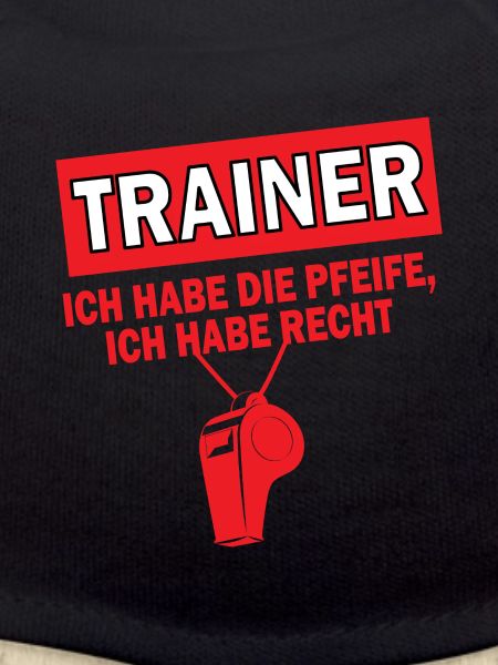 Trainer Pfeife Spruch Schule Geschenk