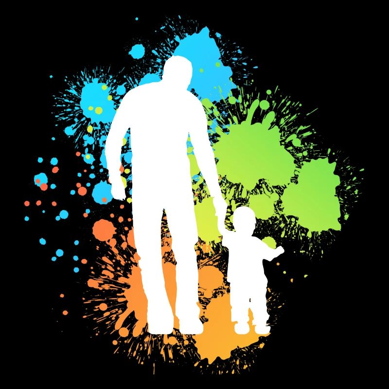 Vater und Tochter
