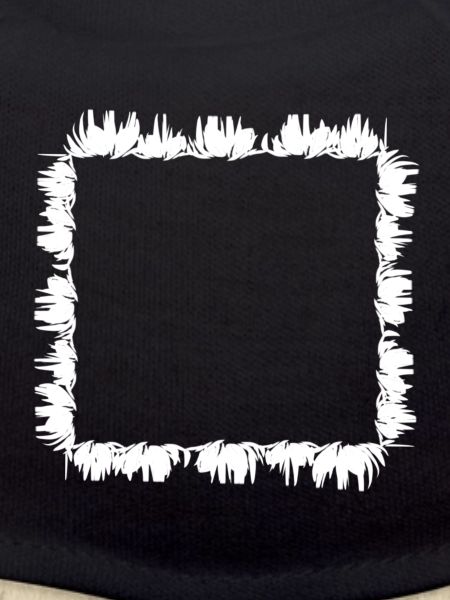 square square frame grass
