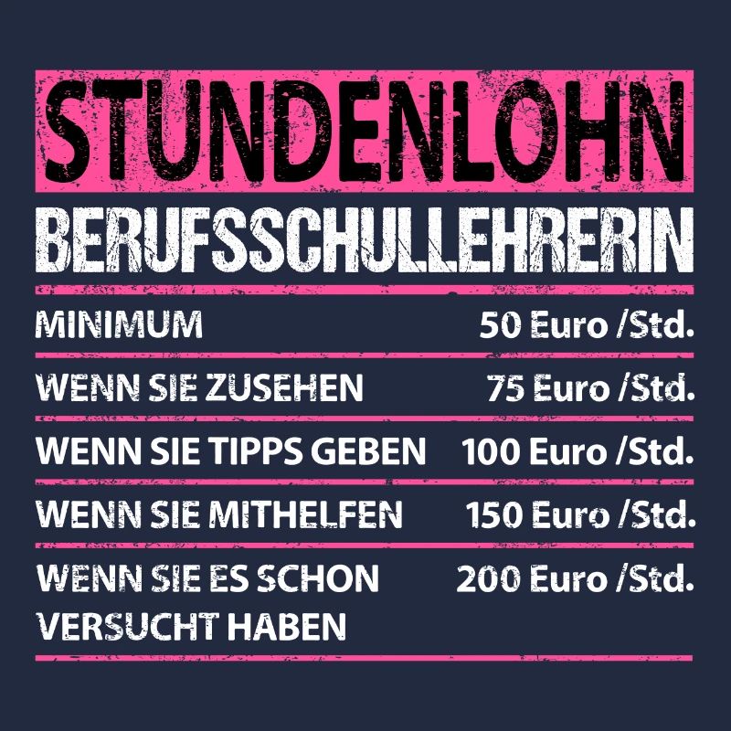 Berufsschullehrerin Berufsschule lustige Sprüche