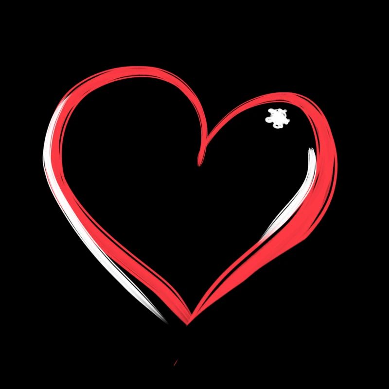 rotes herz symbol liebe
