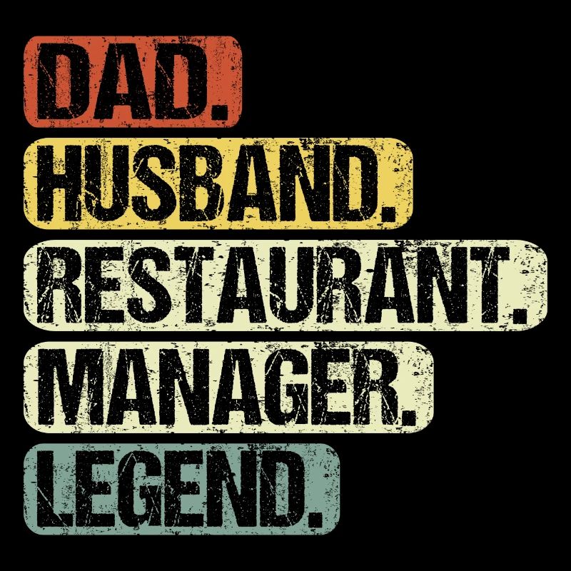 Hotel und Restaurant Manager Papa Ehemann Spruch