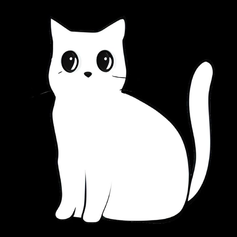 Cartoon Anime Katze Tier