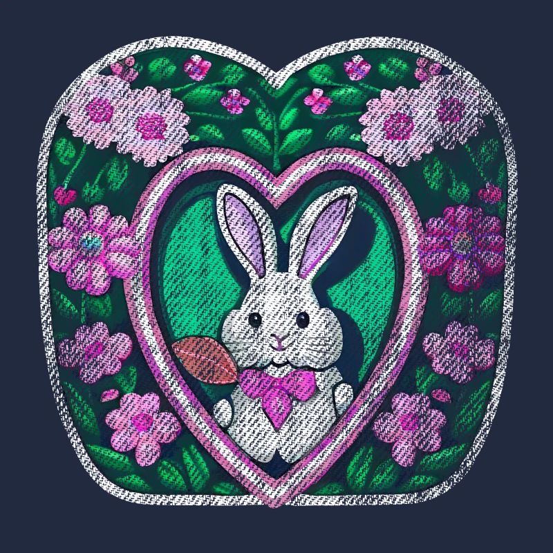 lapin de Pâques rétro d’occasion classique