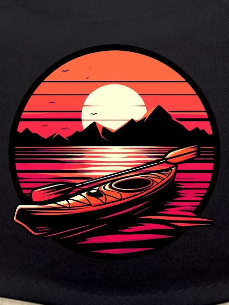 Kayak Sunset Mountains