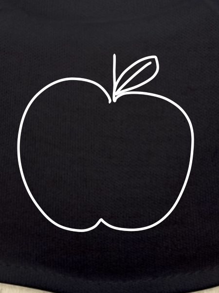 Apple Food Symbol Shape
