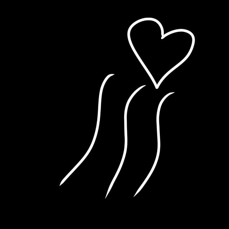 linien linie herz form liebe