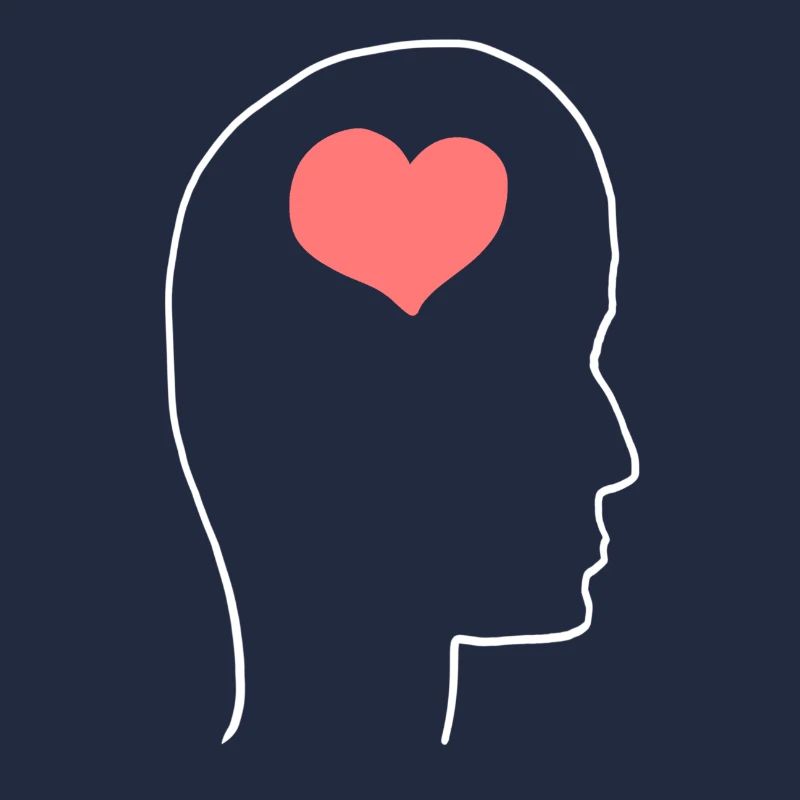 Head Profile People People Side Heart