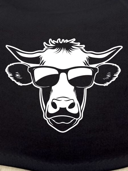 Cool cow with sunglasses
