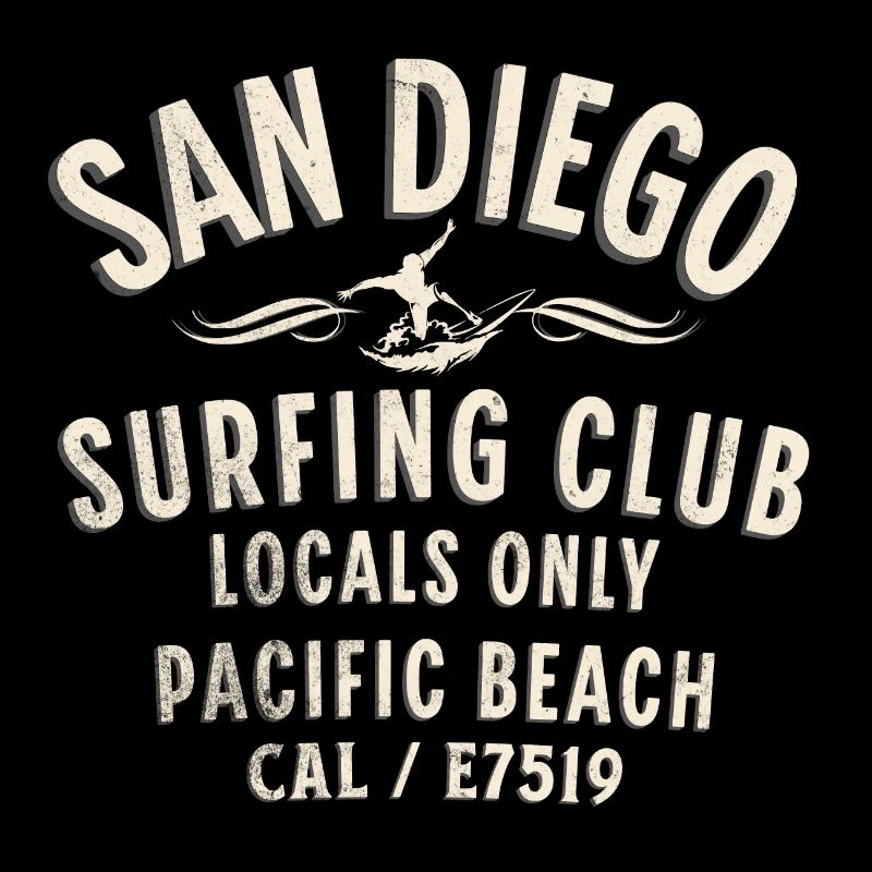 San Diego Pacific beach surfing club