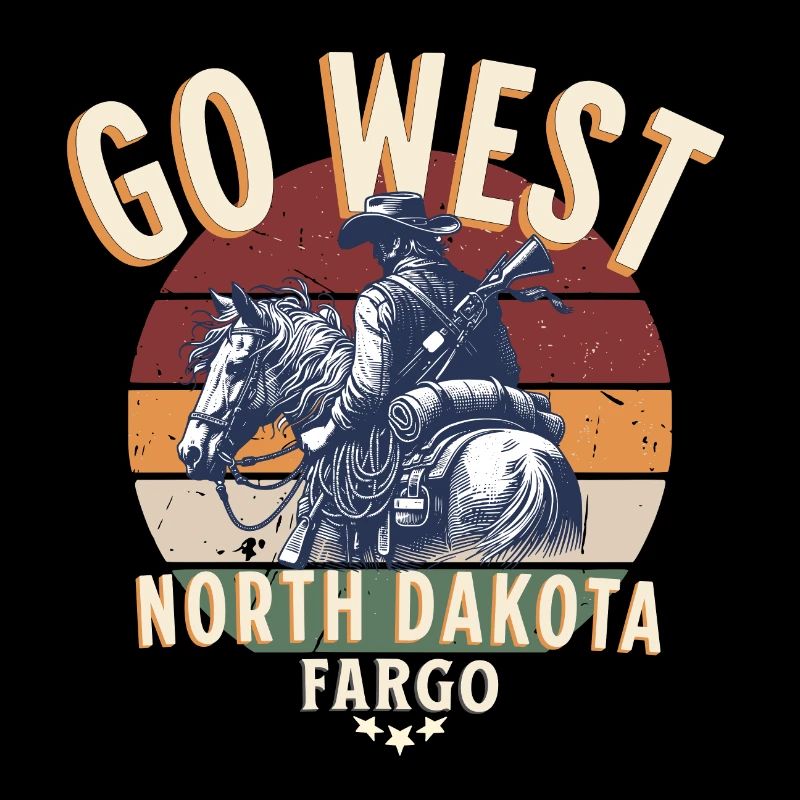 North Dakota Go west