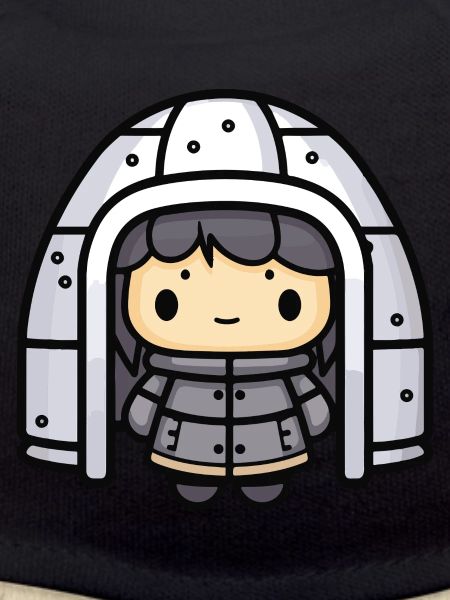 Igloo Eskimo Winter Comic