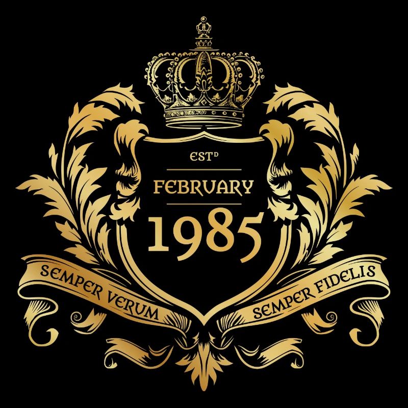 40th Birthday Semper Verum - Established 02/1985