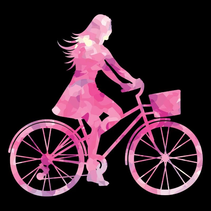 Fahrradfahrerin