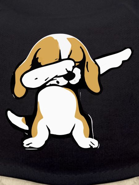 Dabbing-Beagle-Tab Hund Geschenk Retro
