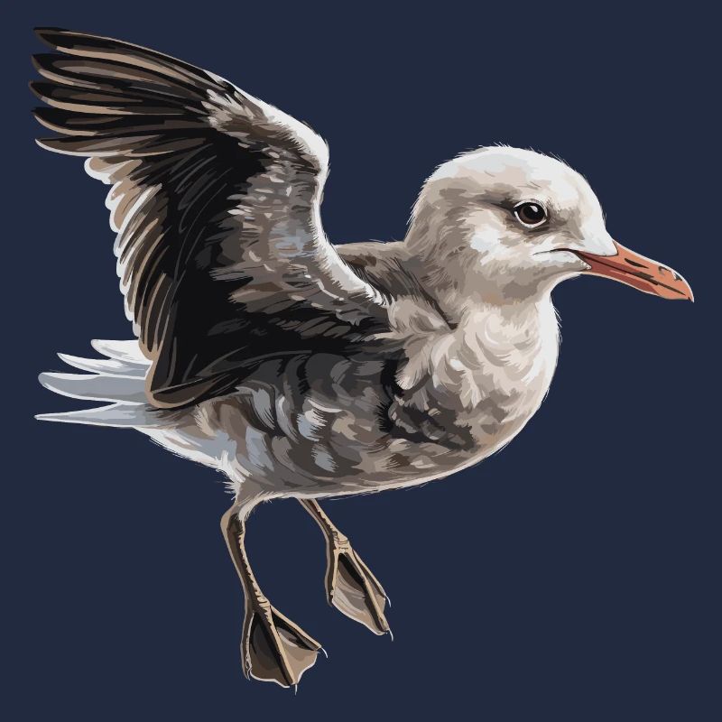 Baby Möwe Seevogel