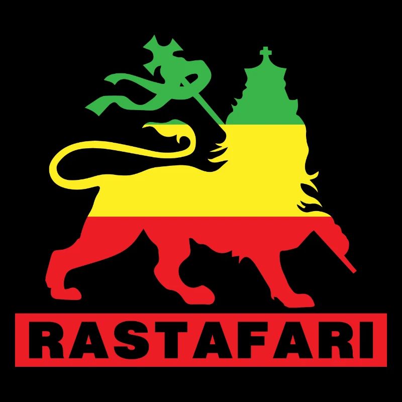 Rastafari Reggae Reggaeton Lion Flag Gift
